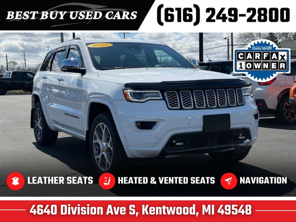 Used 2020 Jeep Grand Cherokee Overland SUV