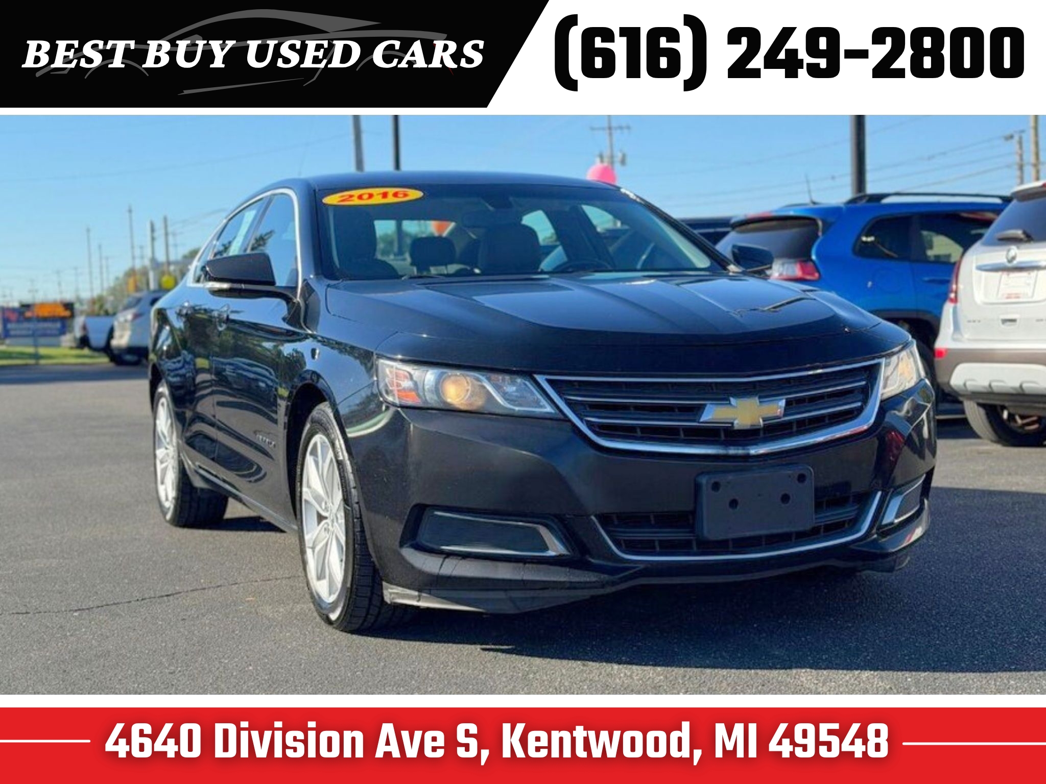Used 2016 Chevrolet Impala LT w/2LT Sedan