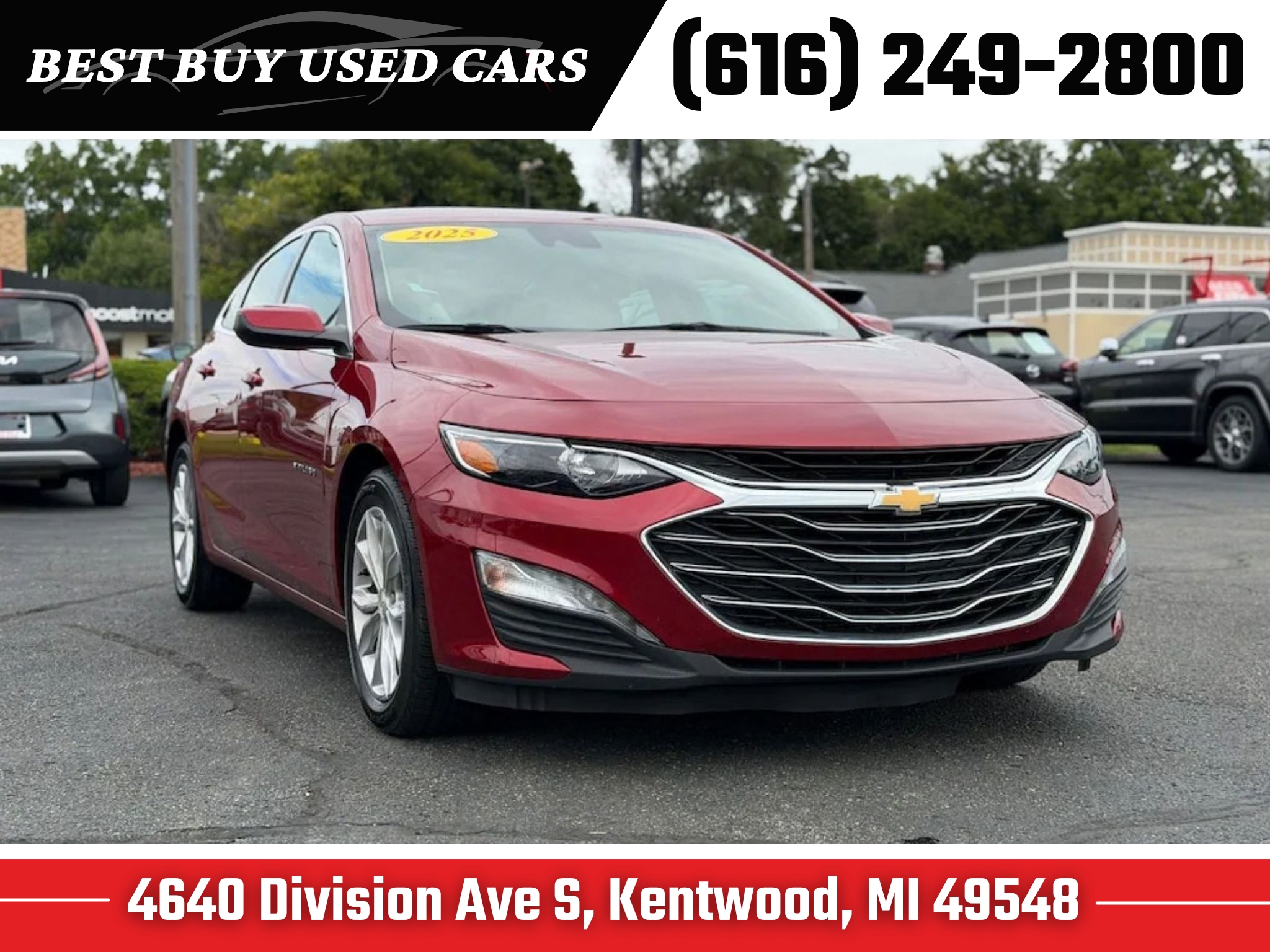 Used 2025 Chevrolet Malibu 1LT Sedan