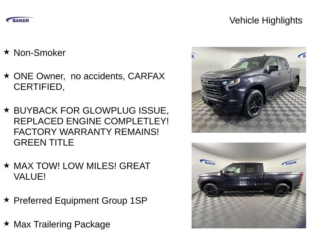 Used 2024 Chevrolet Silverado 1500 RST Truck