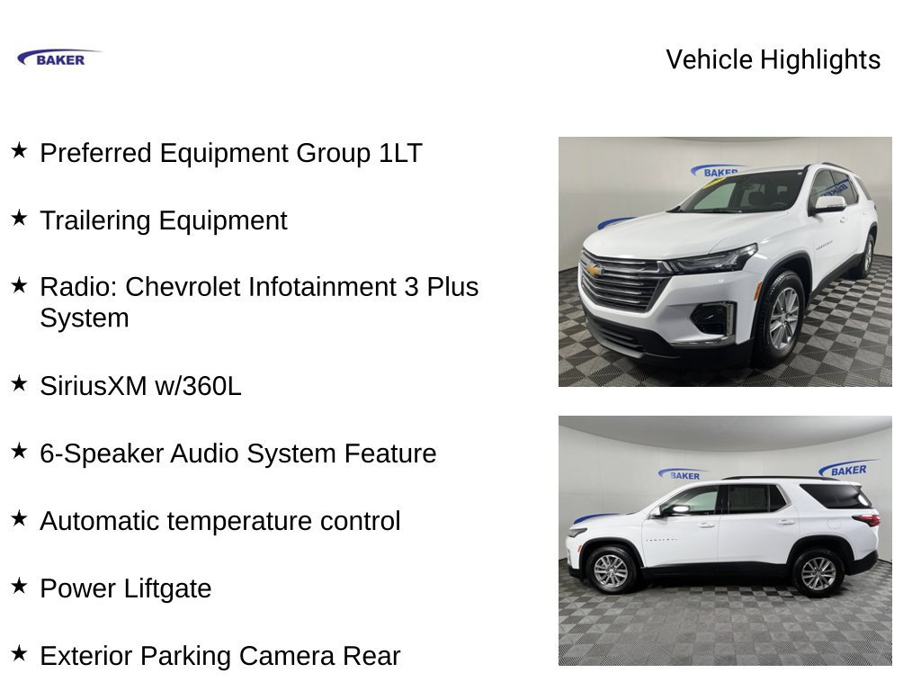 Used 2023 Chevrolet Traverse LT Cloth SUV