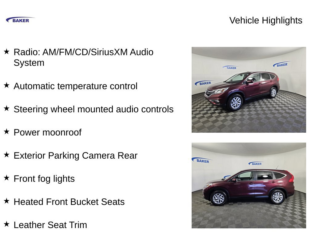 Used 2016 Honda CR-V EX-L