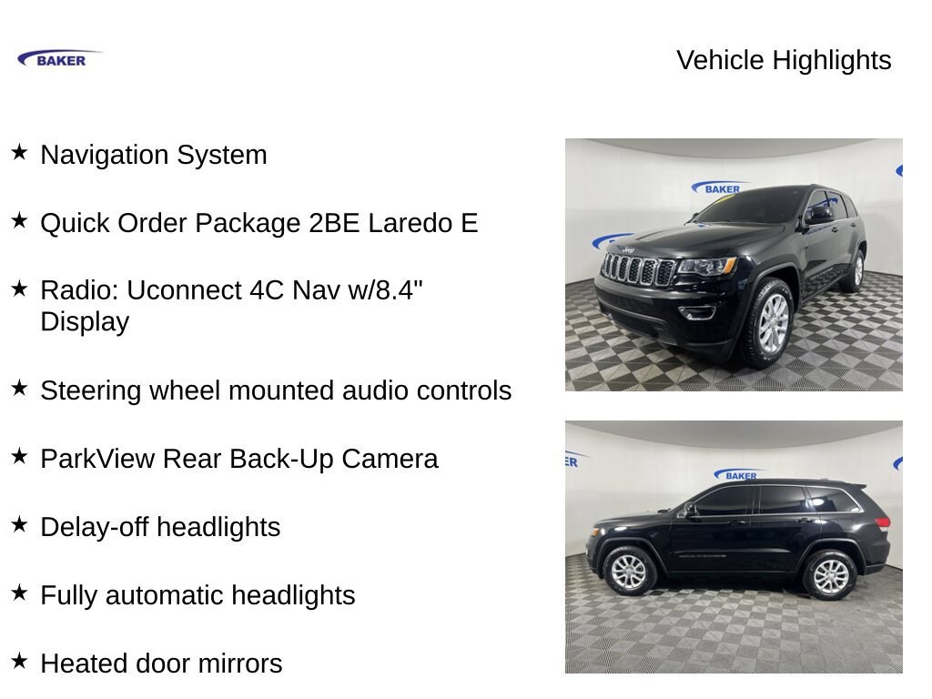 Used 2022 Jeep Grand Cherokee WK Laredo E 4x4 SUV