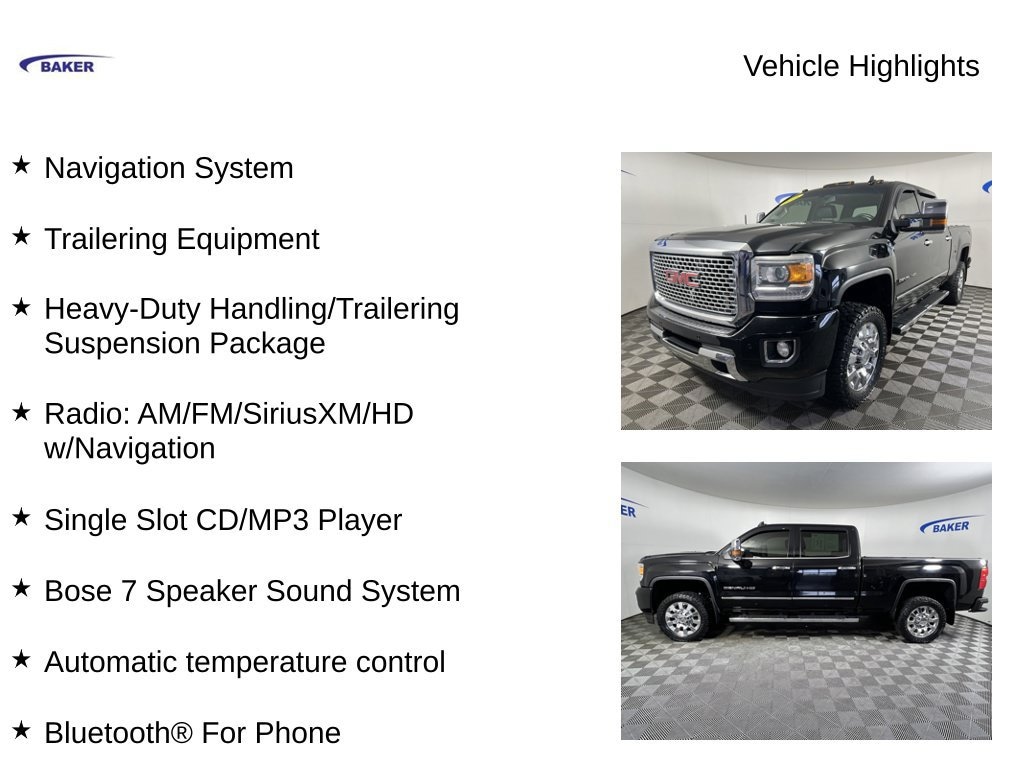 Used 2016 GMC Sierra 2500 HD Denali Truck