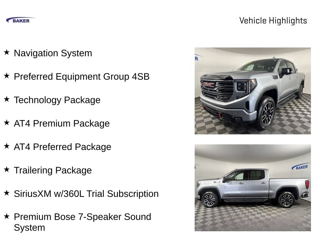 Used 2025 GMC Sierra 1500 AT4 Truck