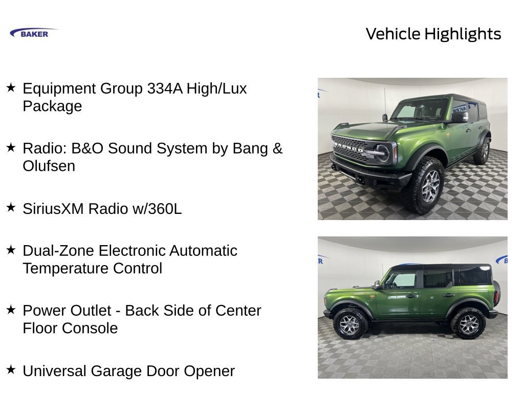 Used 2024 Ford Bronco Badlands SUV