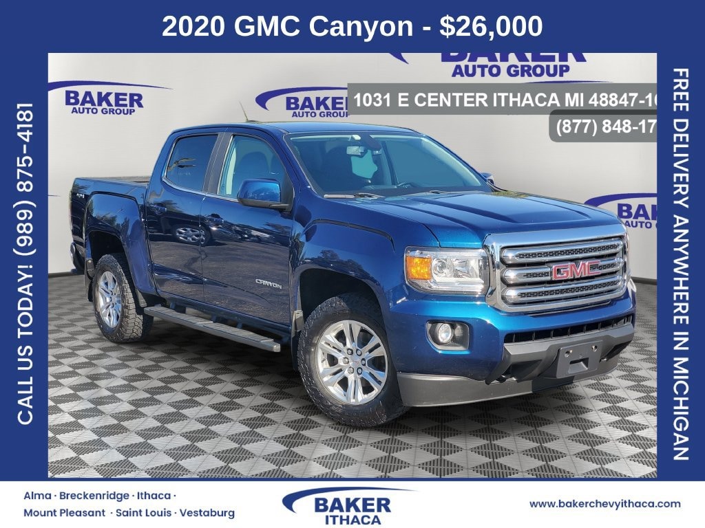Used 2020 GMC Canyon 4WD SLE Truck