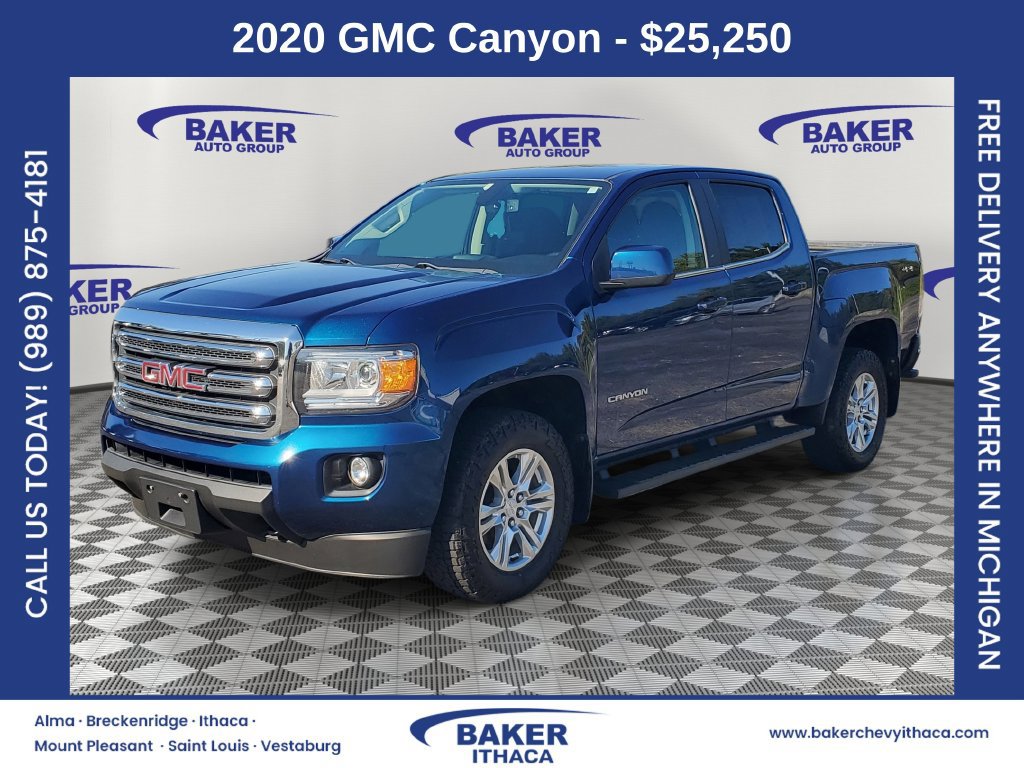 Used 2020 GMC Canyon 4WD SLE Truck