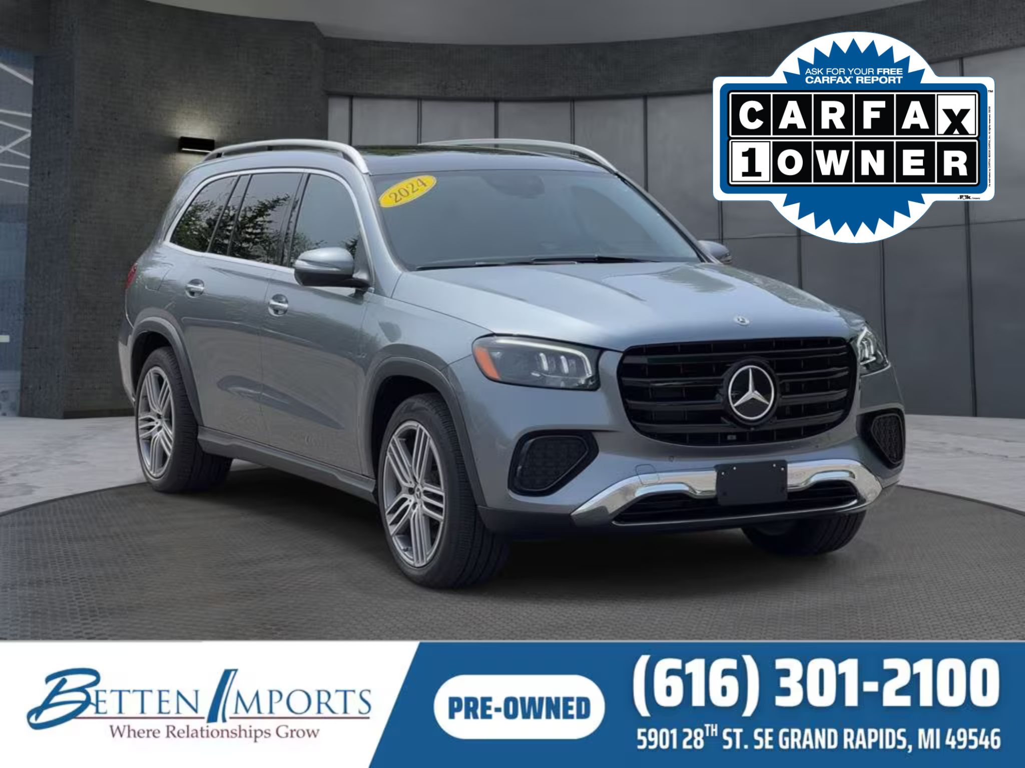New 2024 Mercedes-Benz GLS GLS 450 4maticÂ® SUV in Grand Rapids, MI