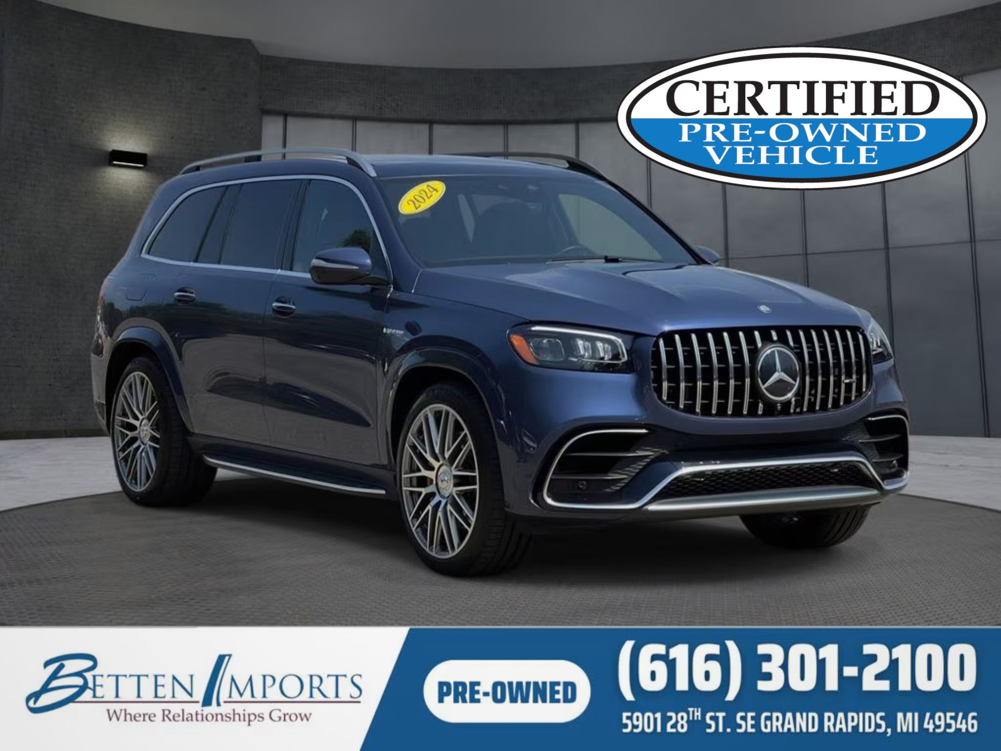 Certified 2024 Mercedes-Benz GLS GLS 63 AMG® 4matic® SUV