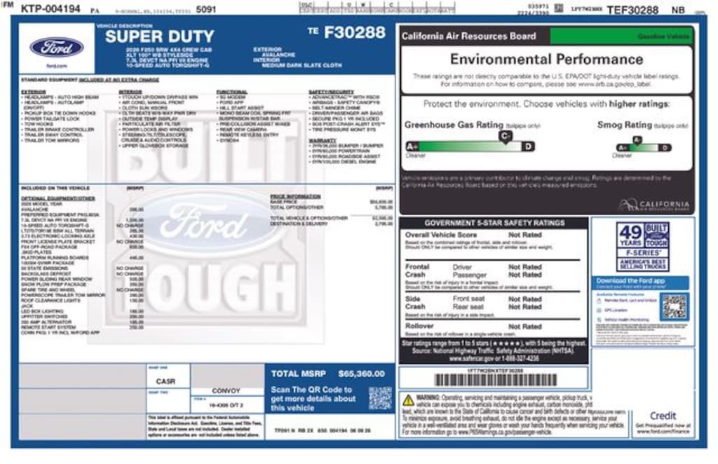 New 2026 Ford F-250 XLT Truck Crew Cab