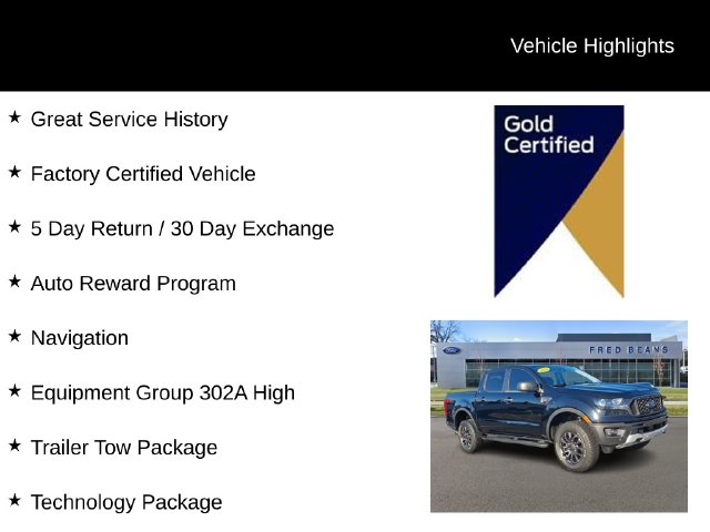 Certified 2023 Ford Ranger XLT CREW CAB SHORT BED TRUCK