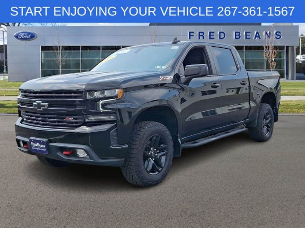 Certified 2021 Chevrolet Silverado 1500 LT Trail Boss CREW CAB SHORT BED TRUCK