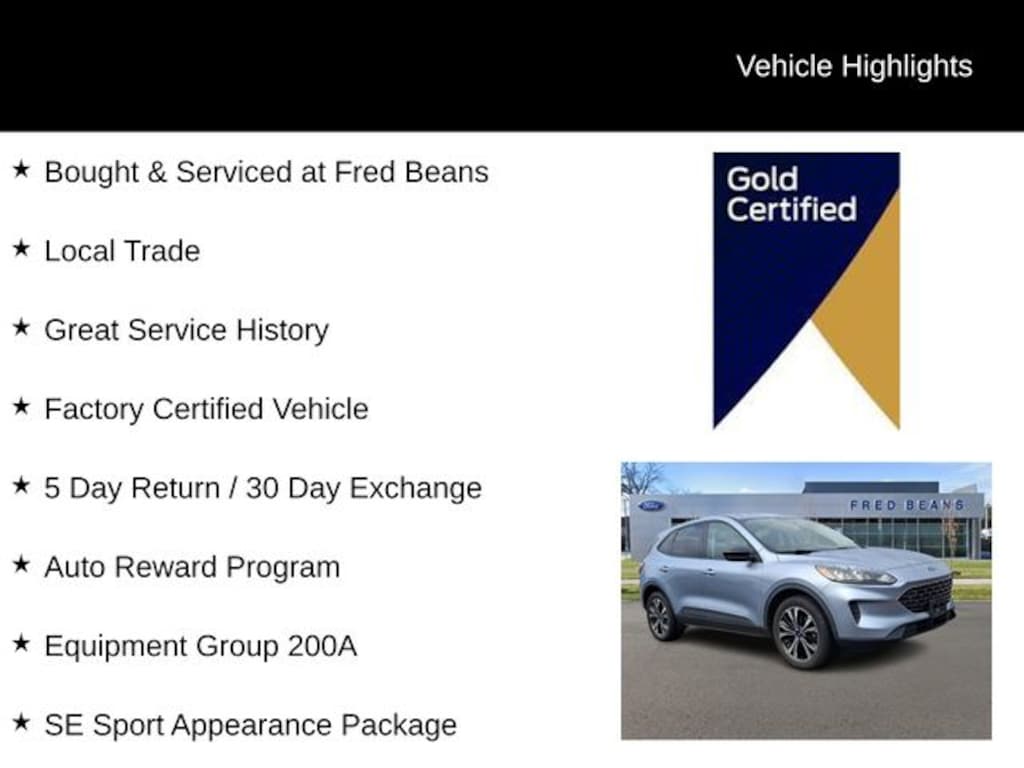 Used 2022 Ford Escape SE SUV