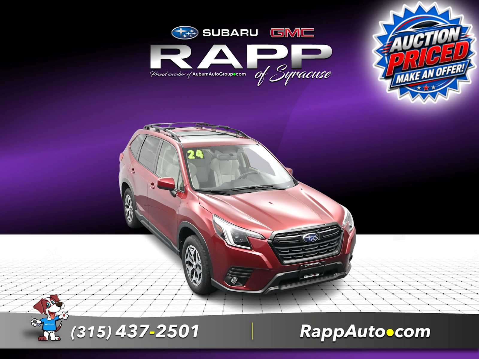 Certified 2024 Subaru Forester Premium AWD