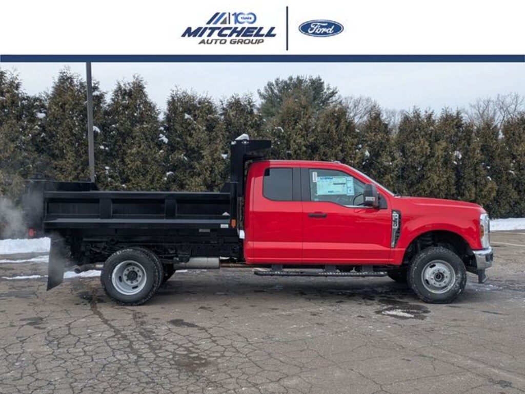 New 2026 Ford F-350 Chassis Upfitted w/ Dump Body Truck Super Cab