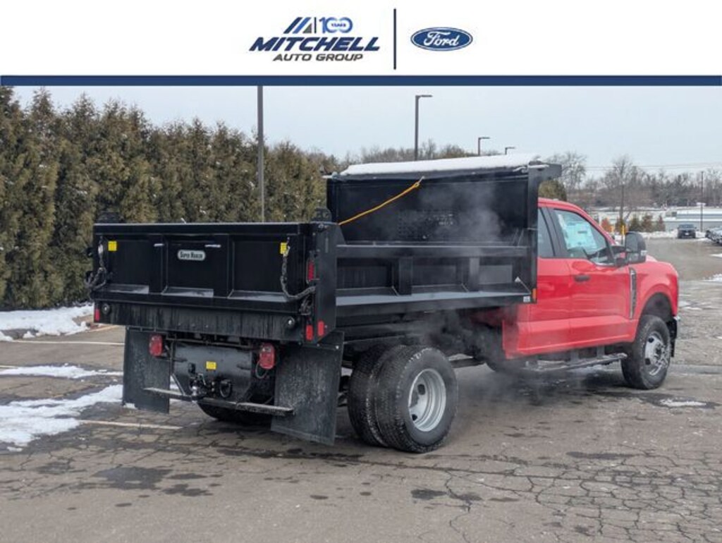New 2026 Ford F-350 Chassis Upfitted w/ Dump Body Truck Super Cab