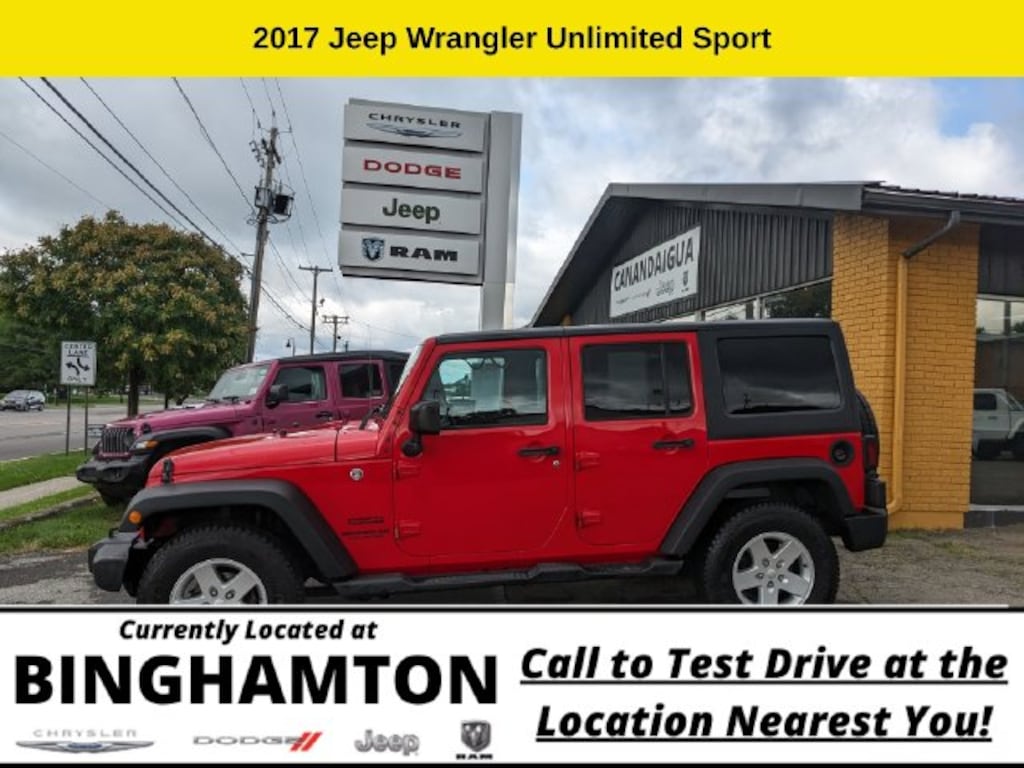 Used 2017 Jeep Wrangler Unlimited Sport SUV
