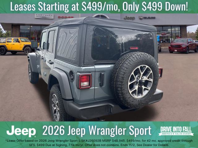 New 2026 Jeep Wrangler Sport S Sport Utility