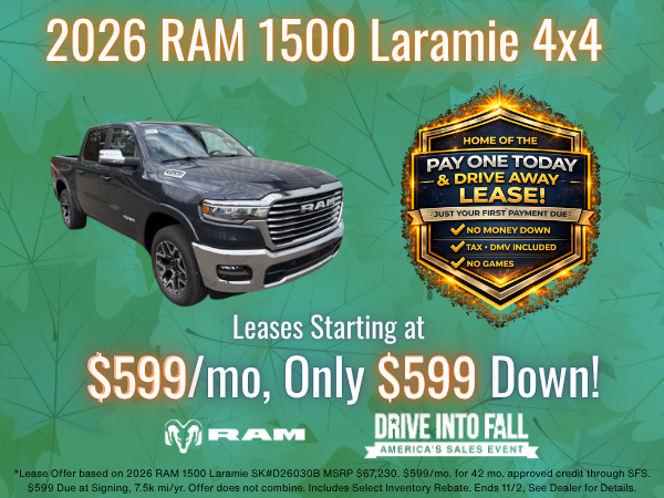 New 2026 Ram 1500 Laramie Pickup