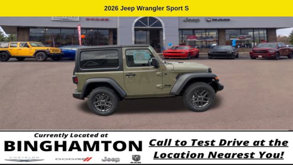 New 2026 Jeep Wrangler Sport S Sport Utility