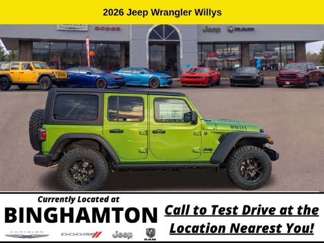 New 2026 Jeep Wrangler Willys Sport Utility