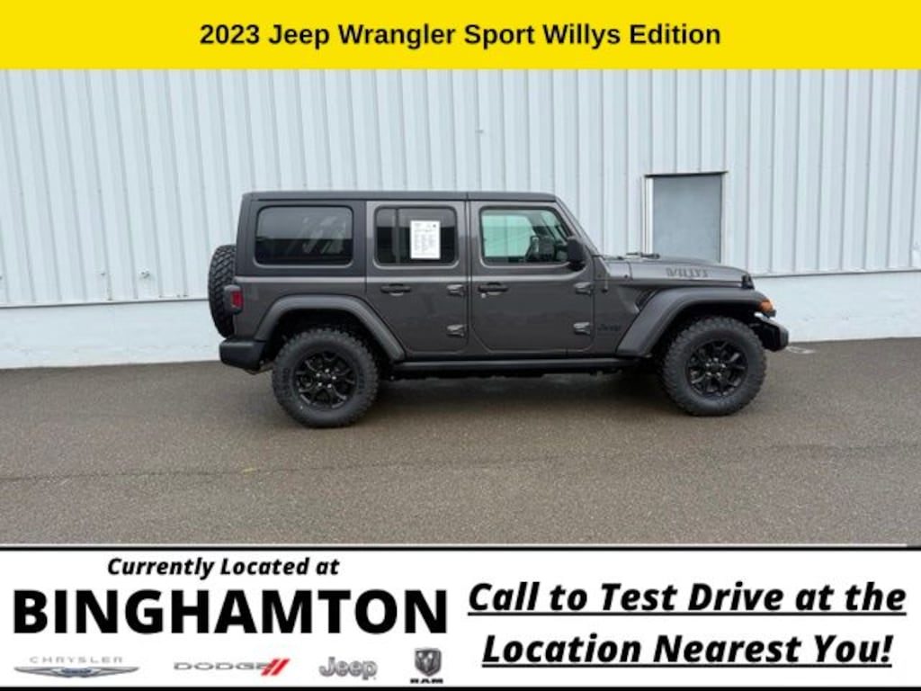 Used 2023 Jeep Wrangler 4-DOOR SPORT 4X4 SUV