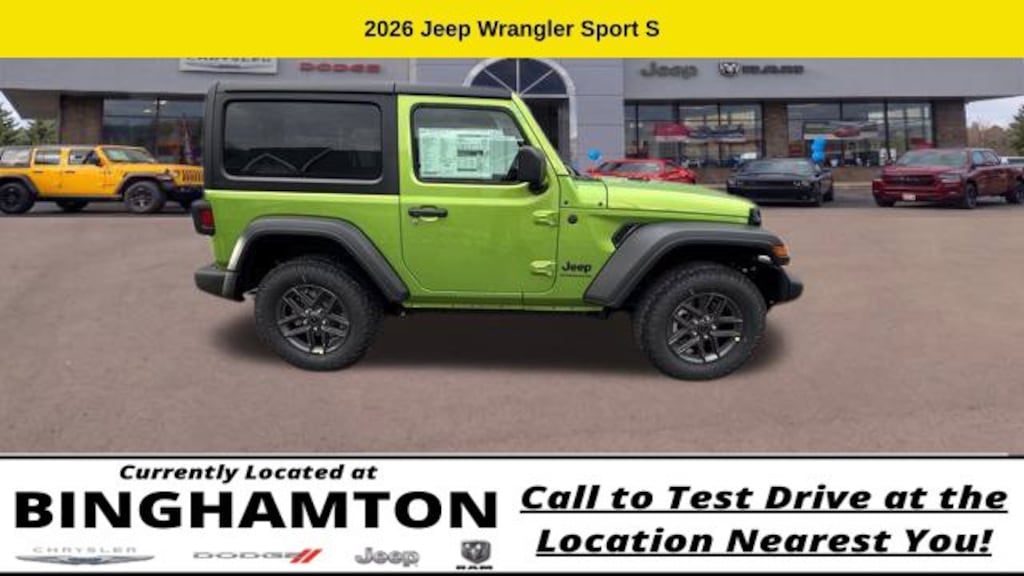 New 2026 Jeep Wrangler Sport S Sport Utility