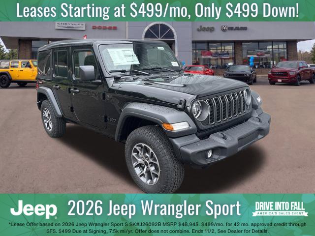 New 2026 Jeep Wrangler Sport S Sport Utility for sale in Binghamton, NY