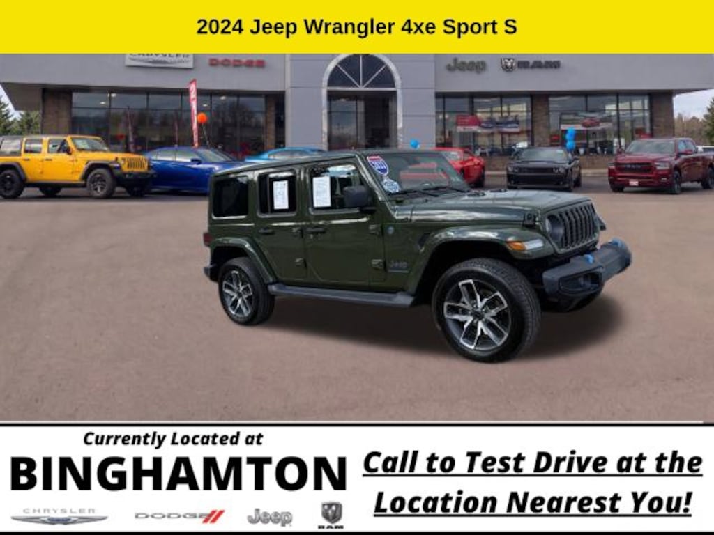 Used 2024 Jeep Wrangler Sport S 4xe SUV