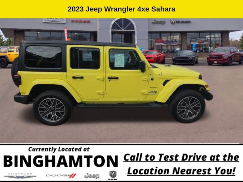 Used 2023 Jeep Wrangler Sahara 4xe SUV