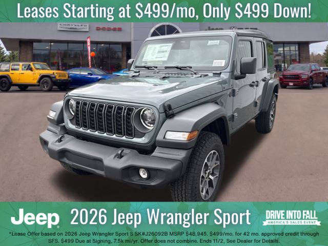 New 2026 Jeep Wrangler Sport S Sport Utility