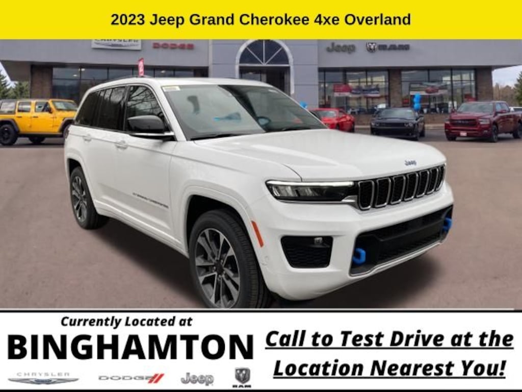 New 2023 Jeep Grand Cherokee Overland 4xe Sport Utility