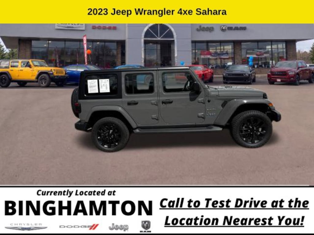 Used 2023 Jeep Wrangler Sahara 4xe SUV