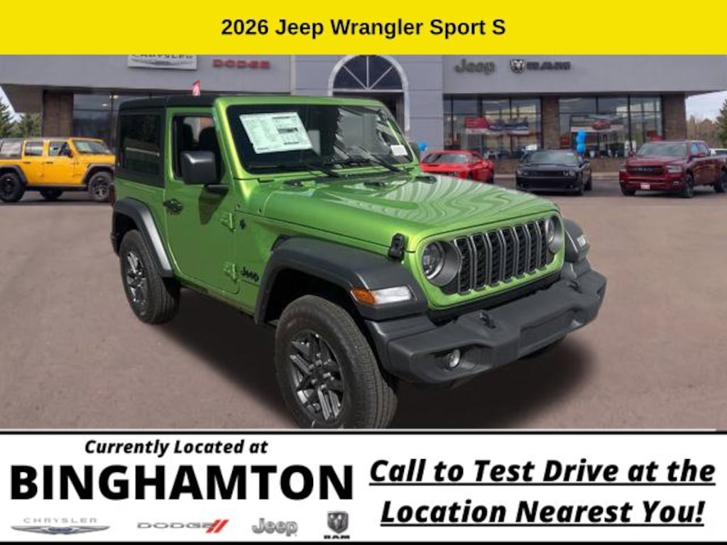 New 2026 Jeep Wrangler Sport S Sport Utility