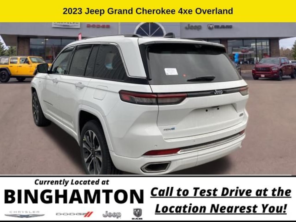 New 2023 Jeep Grand Cherokee Overland 4xe Sport Utility
