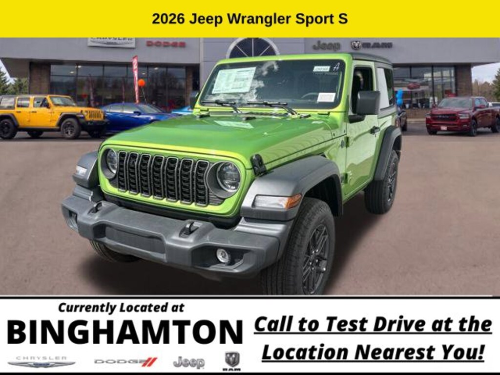 New 2026 Jeep Wrangler Sport S Sport Utility