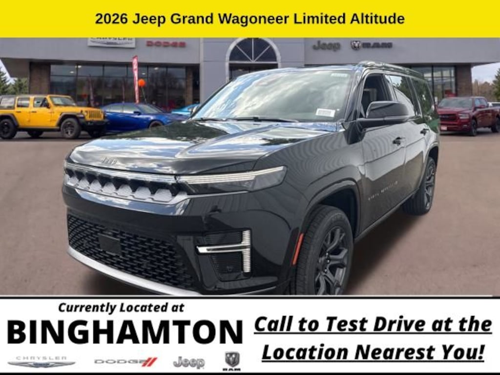 New 2026 Jeep Grand Wagoneer Limited Altitude Sport Utility