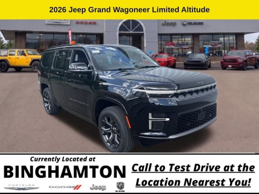 New 2026 Jeep Grand Wagoneer Limited Altitude Sport Utility