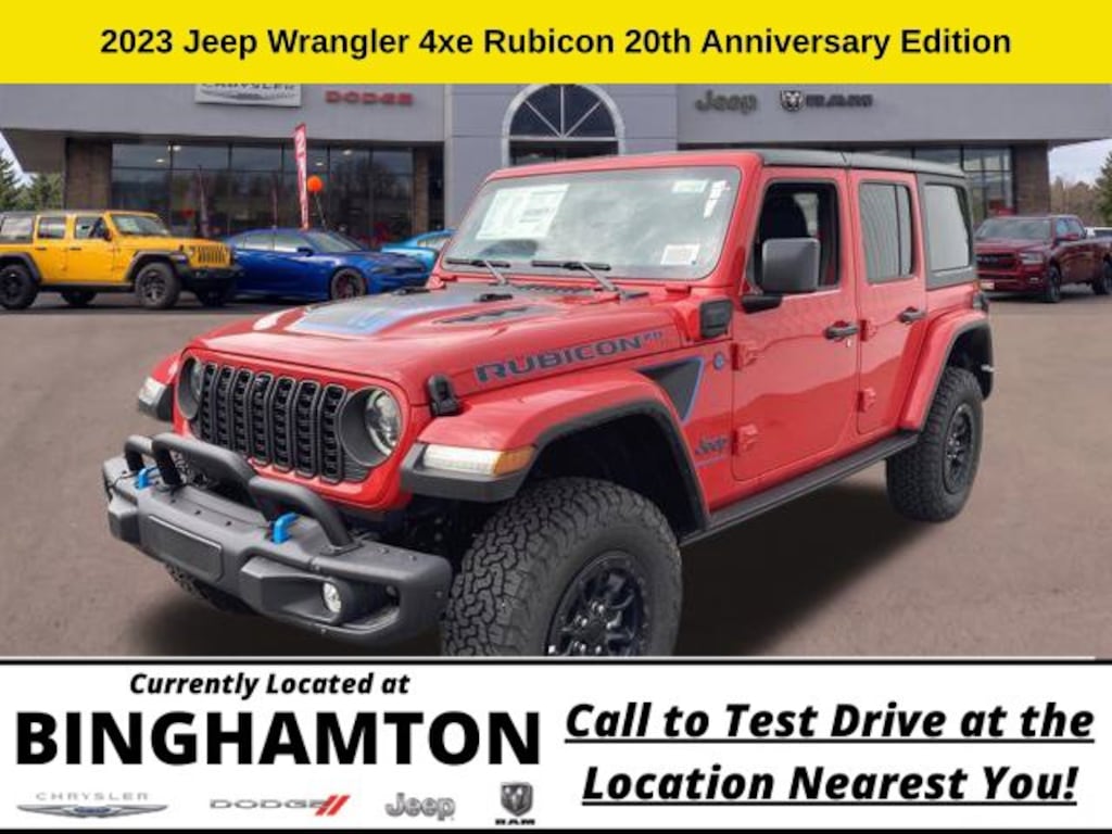 New 2023 Jeep Wrangler Rubicon 20th Anniversary Edition 4xe Sport Utility