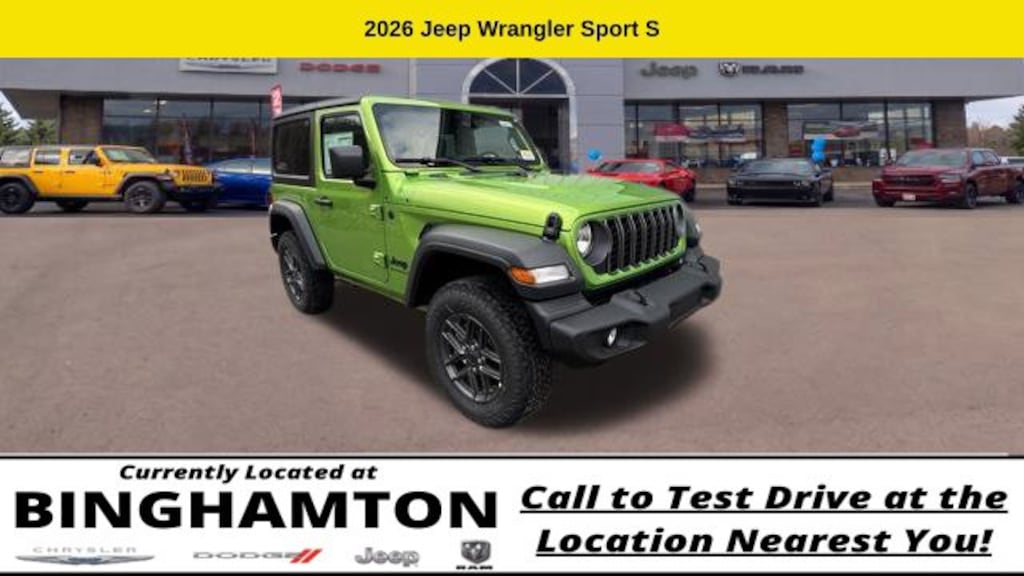 New 2026 Jeep Wrangler Sport S Sport Utility