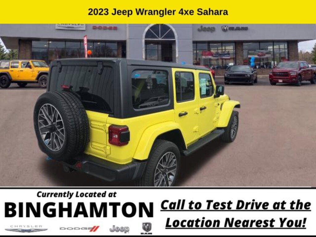 Used 2023 Jeep Wrangler Sahara 4xe SUV
