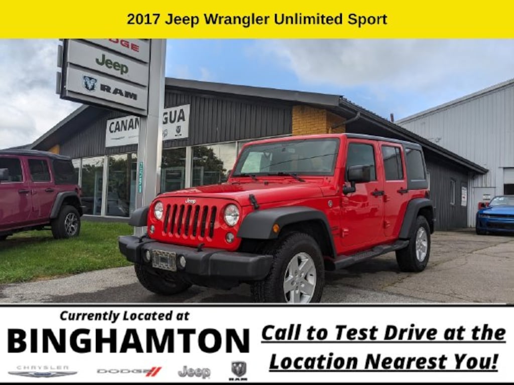 Used 2017 Jeep Wrangler Unlimited Sport SUV