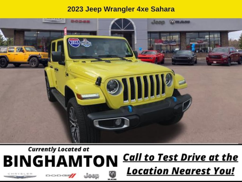 Used 2023 Jeep Wrangler Sahara 4xe SUV