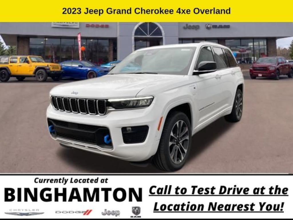 New 2023 Jeep Grand Cherokee Overland 4xe Sport Utility