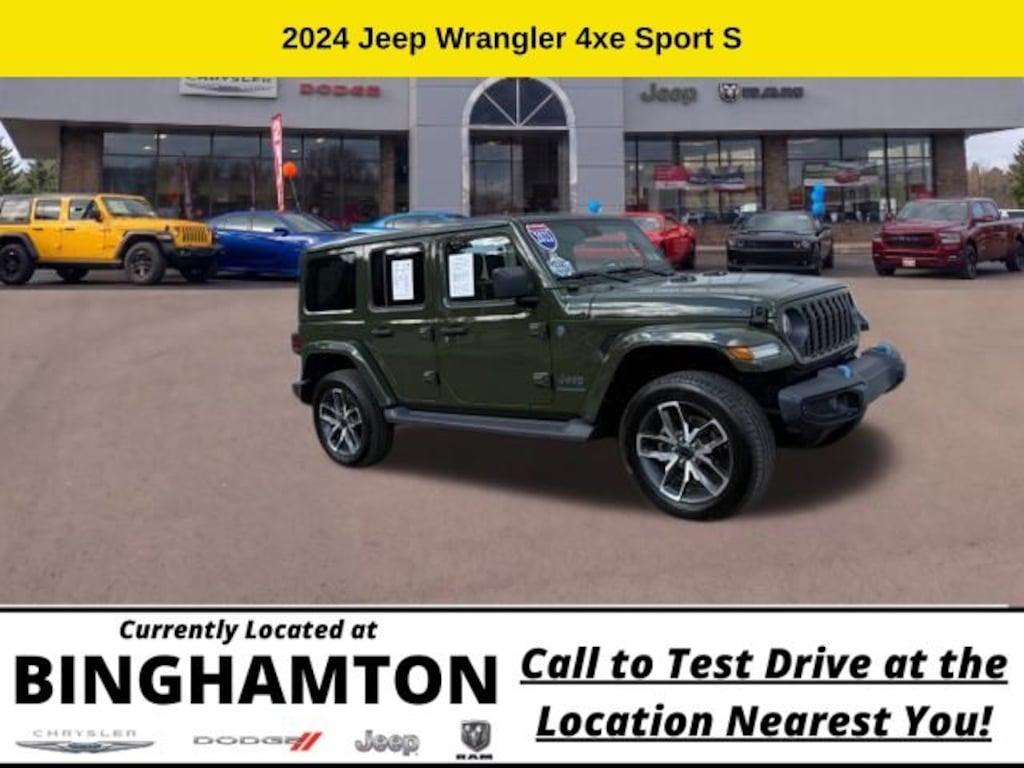 Used 2024 Jeep Wrangler 4xe Sport SUV