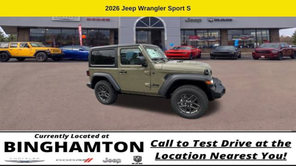 New 2026 Jeep Wrangler Sport S Sport Utility