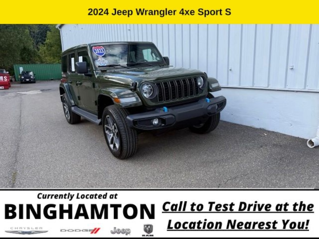 Used 2024 Jeep Wrangler 4xe Sport SUV