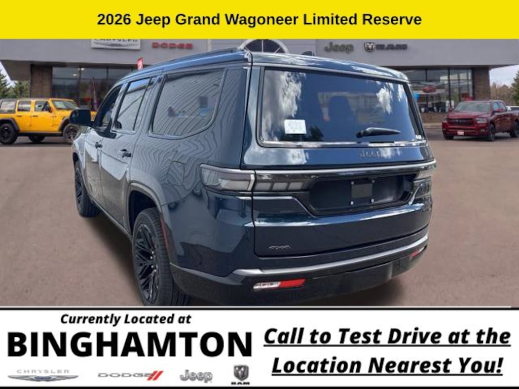 New 2026 Jeep Grand Wagoneer Limited Reserve Sport Utility