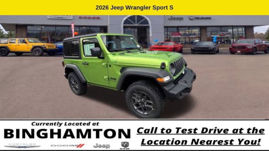 New 2026 Jeep Wrangler Sport S Sport Utility